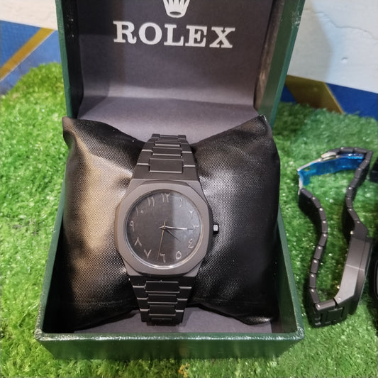 Black Arabic Aura watch For Men