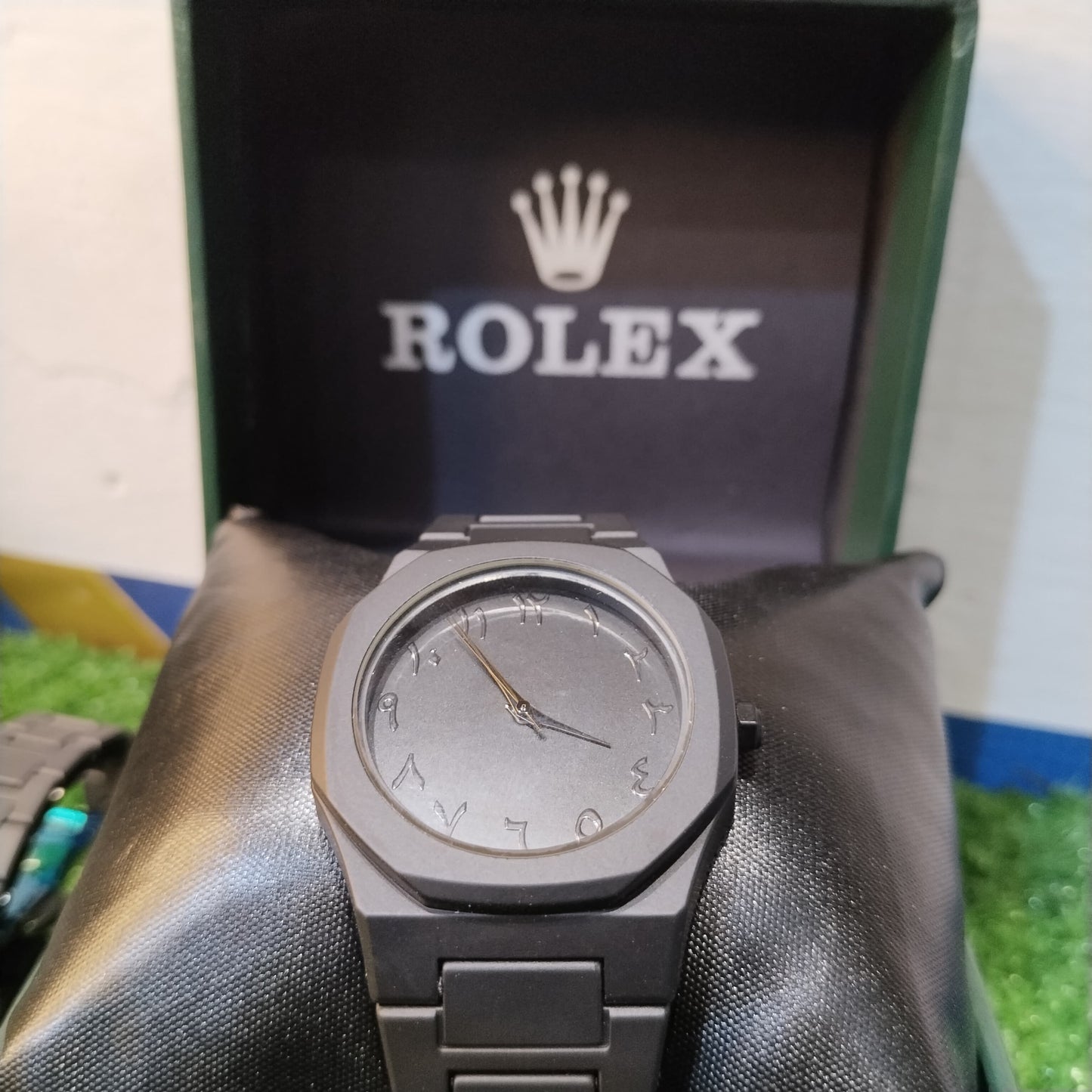 Black Arabic Aura watch For Men